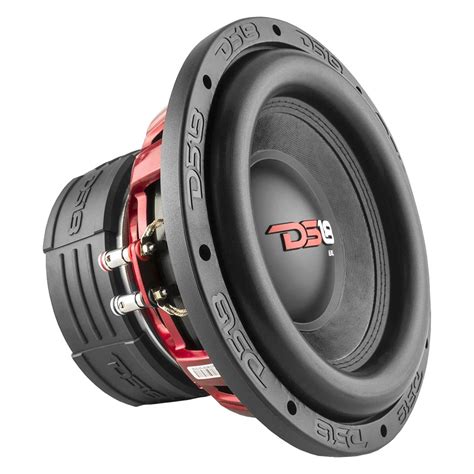 Ds18 18 subwoofer - DS18 SRW8.4 8" Shallow Car Subwoofer - 300 Watts, Single Voice Coil, 4-Ohm (1 Speaker) dummy. Polk Audio DB842 SVC - DB+ Series 8" Shallow Subwoofer for Marine/Car Sound System, 30Hz-200Hz Frequency Response, Single 4-Ohm Voice Coils & Polypropylene Woofer Cone. dummy.